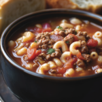 Beef and Macaroni Soup